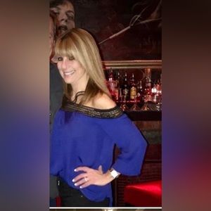 Beautiful cold shoulder blouse worn one time